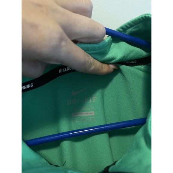 Men’s Nike Dri Fit Cobra Green Quarter Zip Pullover Running Size XXL - Picture 2 of 3